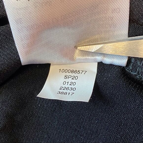 JM Collection Black With Silver Accents Flared Sleeve Tunic/Dress Size Large - Picture 6 of 13